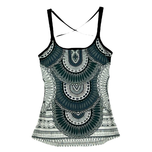 PRANA Women's Marley Top black and gray bathing suit top five medium - Picture 4 of 10